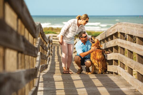 Smyrna Dunes Park is a dog-friendly beach area in New Smyrna Beach, Florida.
Courtesy of New Smyrna Beach Area Visitors Bureau