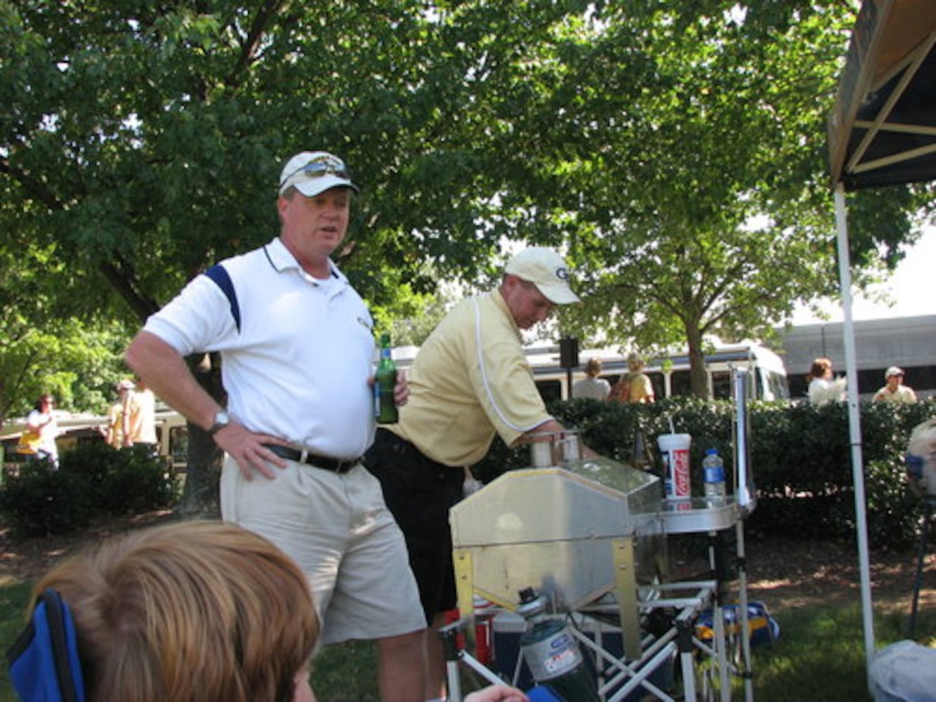 Tailgating in Black and Gold