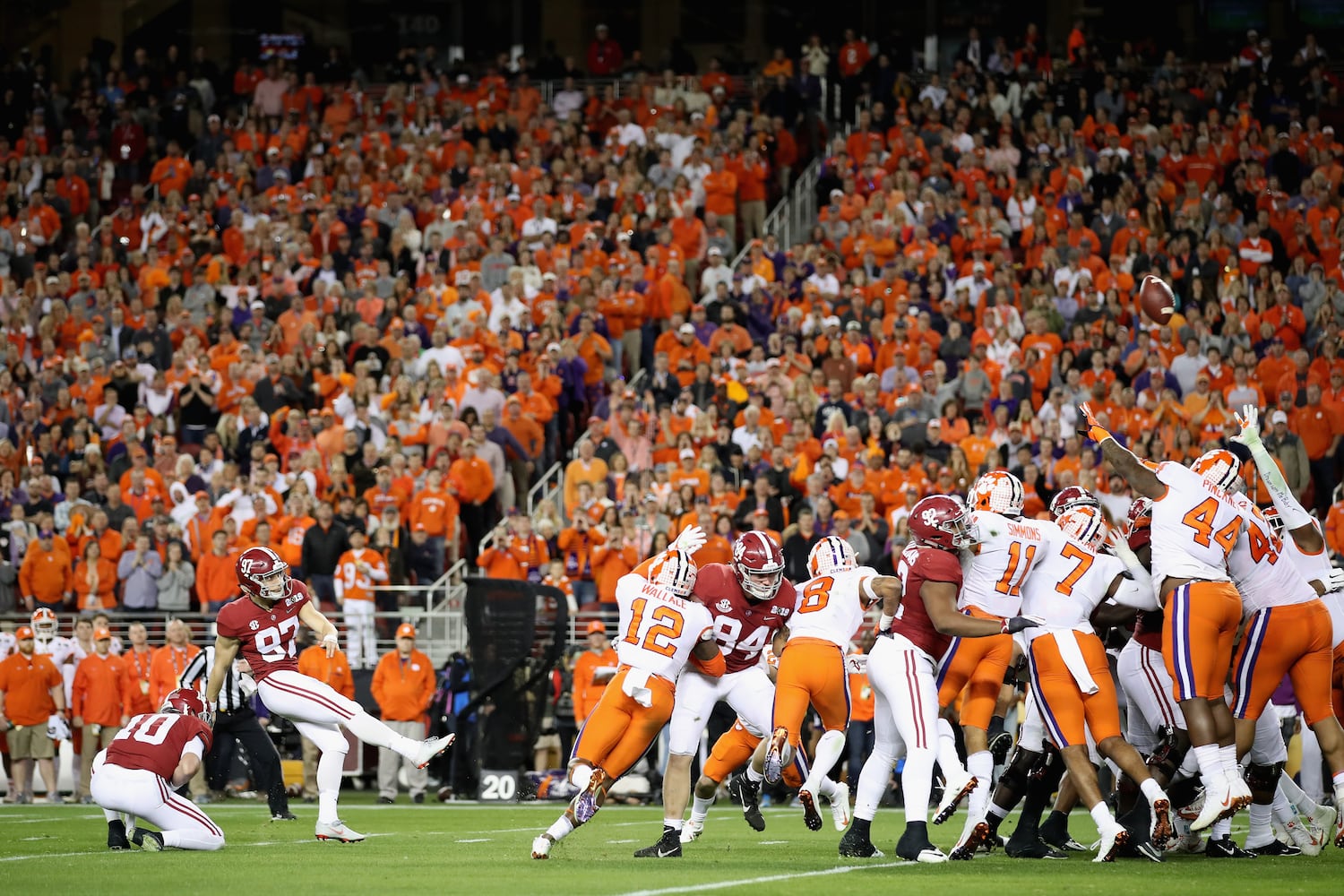 Photos: Alabama, Clemson meet in national championship game