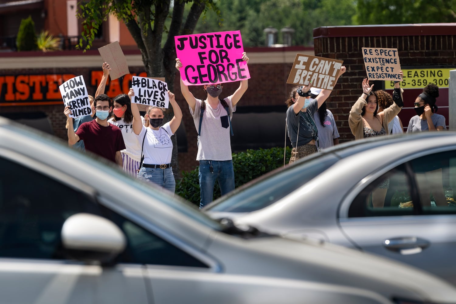 PHOTOS: Protesters gather across metro Atlanta