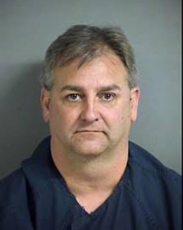 A mug shot of former Worth County Sheriff Jeff Hobby.