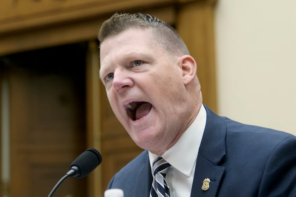 Secret Service Acting Director Ronald L. Rowe Jr. responds to questions from Rep. Pat Fallon, R-Texas, during a hearing by the House Task Force on the Attempted Assassination of Donald J. Trump on the Secret Service's security failures regarding the assassination attempts on President-elect Trump, in Butler, Pa. on July 13, 2024, and West Palm Beach, Fla. on Sept. 15, 2024, on Capitol Hill, Thursday, Dec. 5, 2024, in Washington. (AP Photo/Rod Lamkey, Jr.)