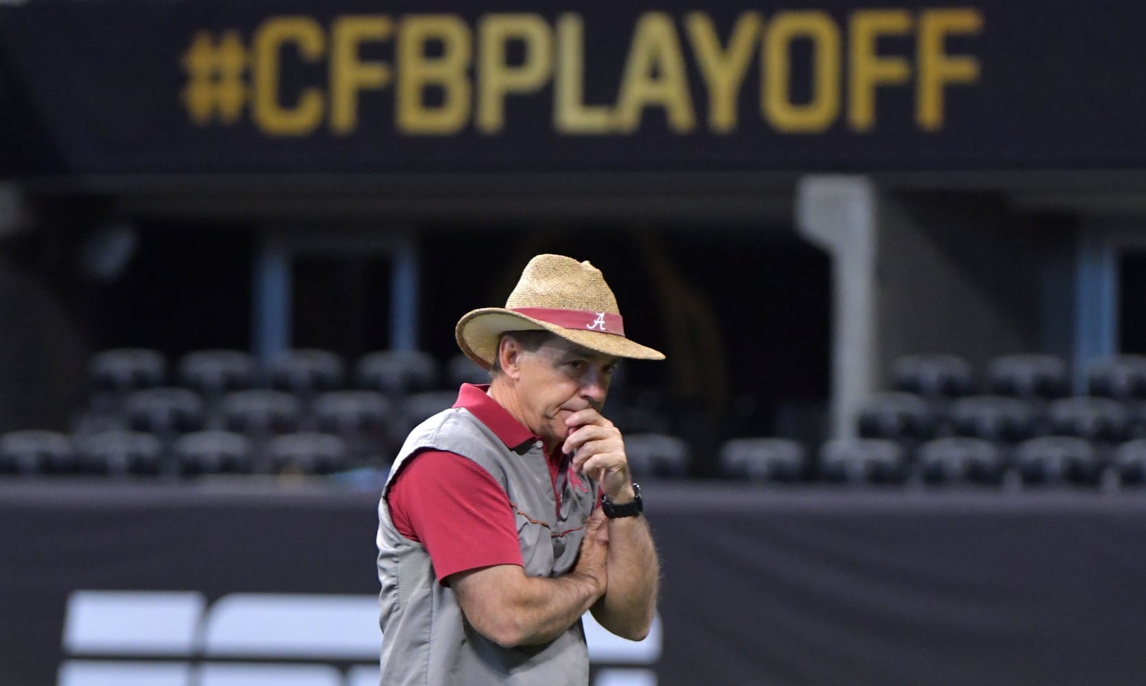 Photos: Saturday’s scene as Georgia, Alabama prepare for national title game