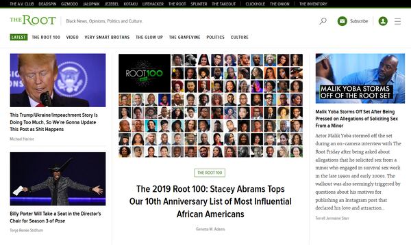 In its 10th year, The Root 100 is an annual list of influential African Americans between the ages of 25 to 45.