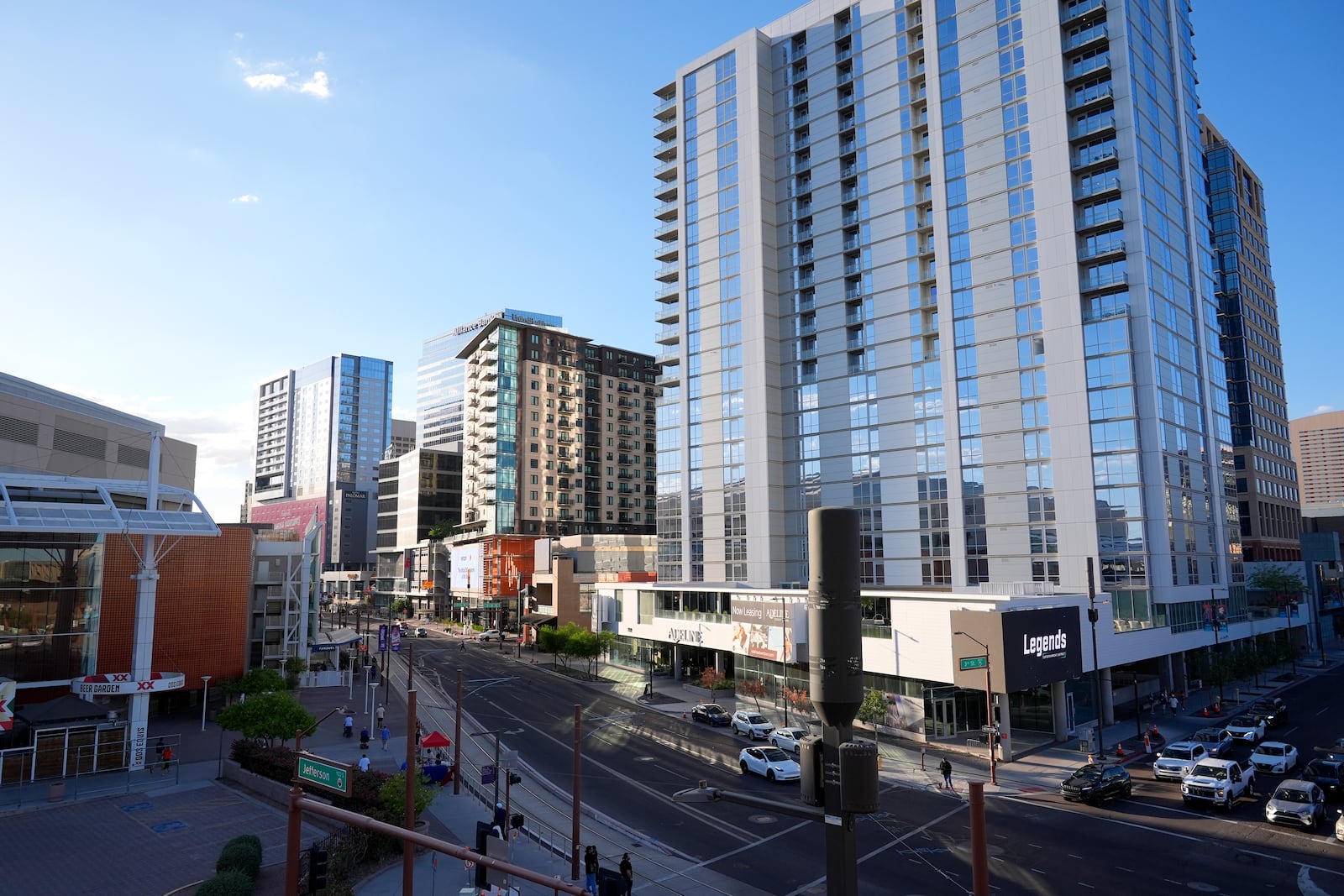 The Entertainment District shown here Thursday, Sept. 19, 2024, in Phoenix. (AP Photo/Ross D. Franklin)