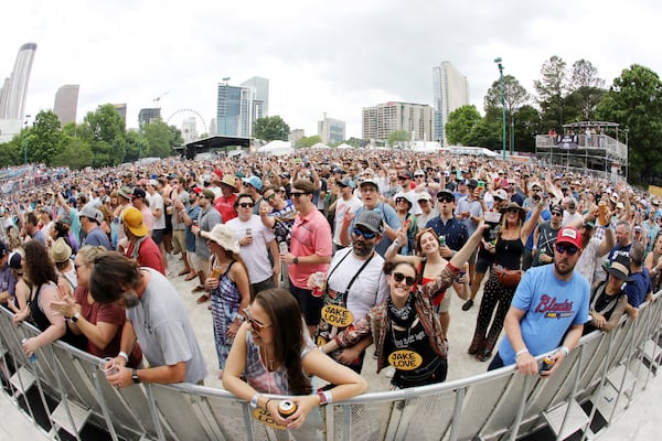 The SweetWater 420 Fest rocked with crowds this weekend in Atlanta's Centennial Olympic Park. The sold-out lineup on Saturday, April 30, 2022, included Umphrey's McGee, the Trey Anastasio Band and Goose. (Photo: Robb Cohen for The Atlanta Journal-Constitution)