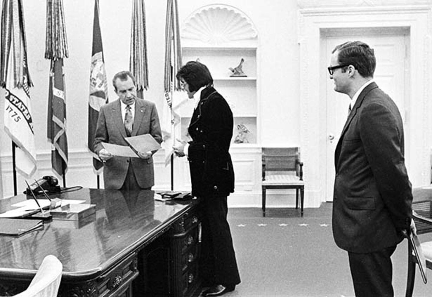 Elvis and Richard Nixon