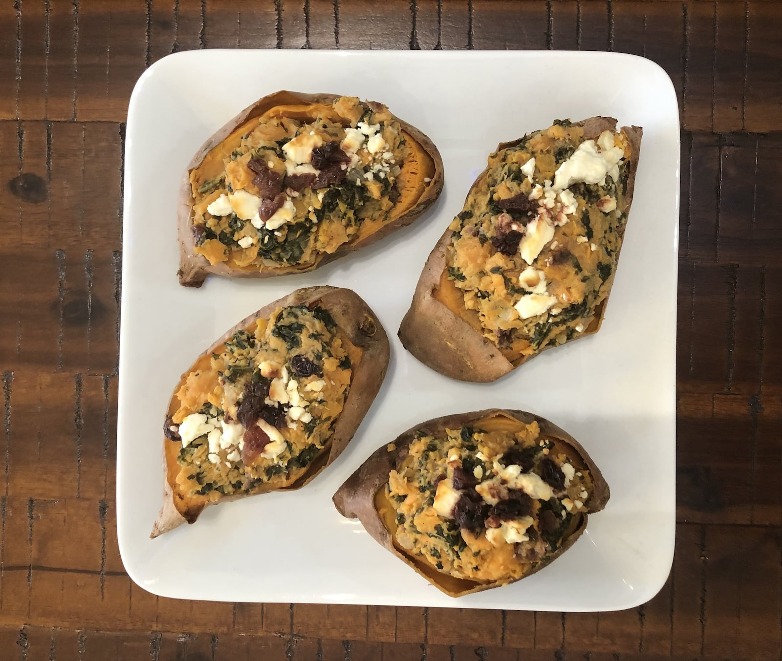 The recipe for Chai Twice Baked Savory Sweet Potatoes uses Café Spiced Chai, a black assam tea base with cinnamon, cardamom, ginger, cloves and vanilla. Courtesy of Connie Miller/ZenTea