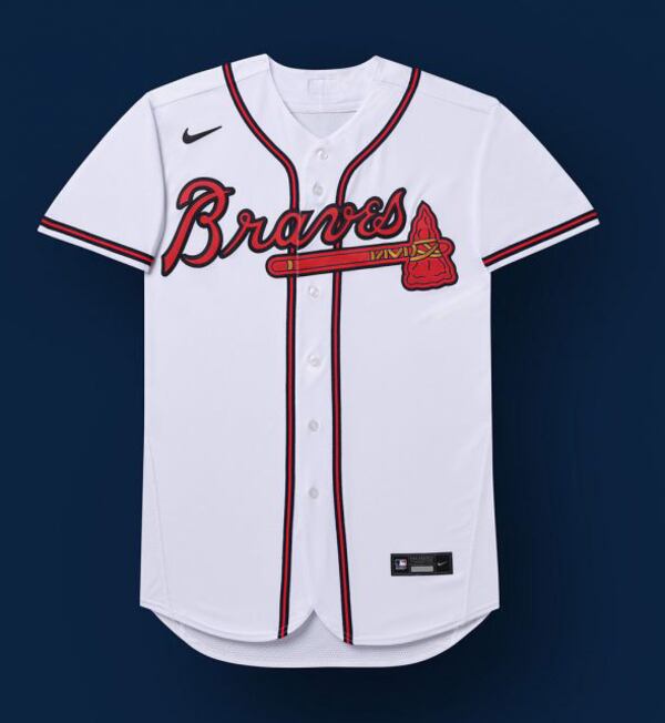 Atlanta Braves' new Nike jersey for 2020 season.