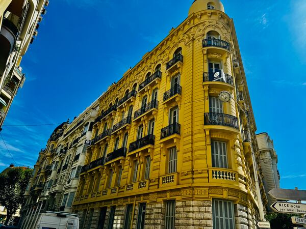 This is the building in Nice, France, where Billy Linville bought a home in the fall of 2024. (Courtesy)