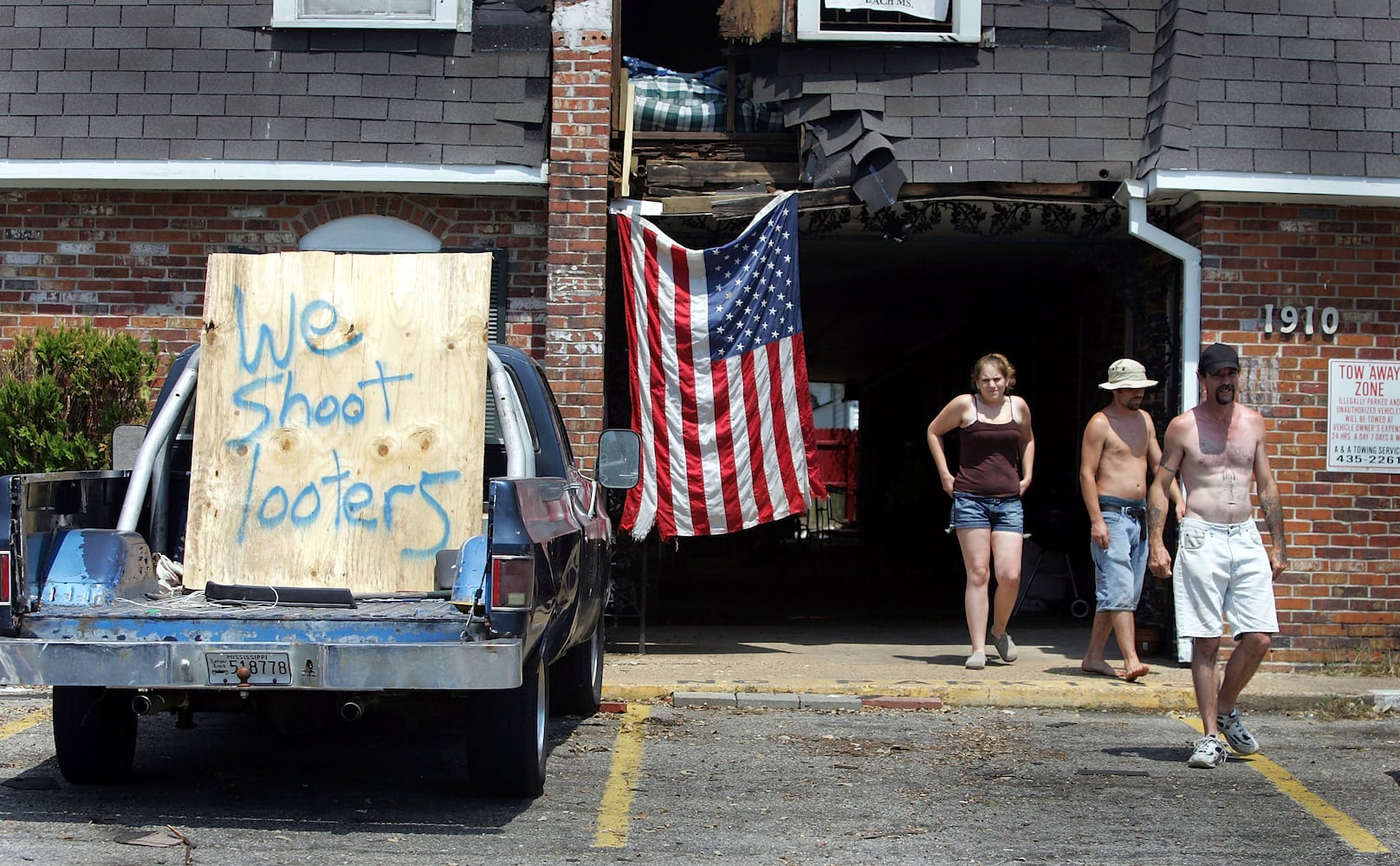 The signs of Hurricane Katrina