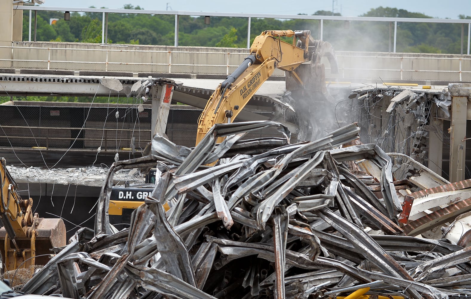 Parking deck razed to become protest area near Capitol