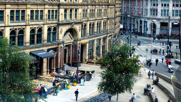 Downtown Manchester, England. (Jenn Harris/Los Angeles Times/TNS)