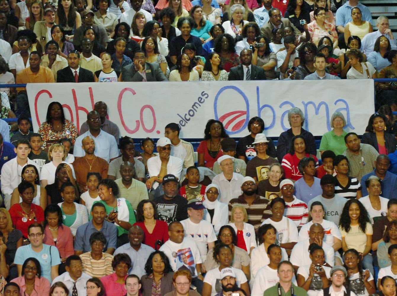 Obama's visits to Atlanta and Georgia