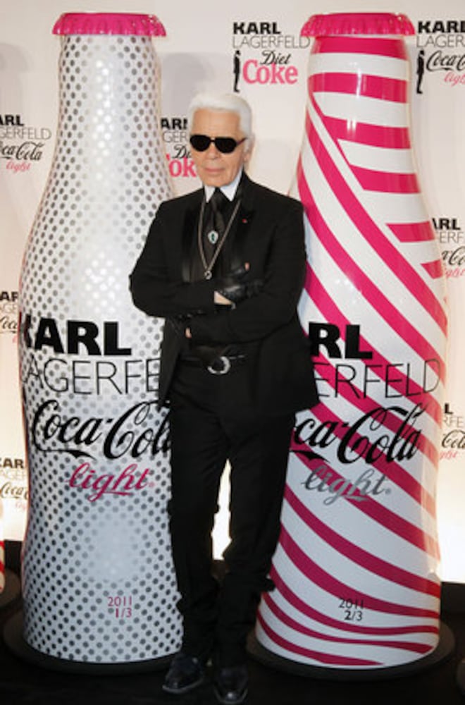 Karl Lagerfeld unveils limited edition Diet Coke bottles