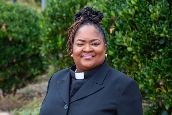 Portrait of Gwendale Boyd-Willis near her Forest Park home. She had a felony conviction 15 years ago, but since then has turned her life around and is now a chaplain. Pro bono legal services through the Georgia Justice Project helped her get a full pardon in August. (Phil Skinner for The Atlanta Journal-Constitution)