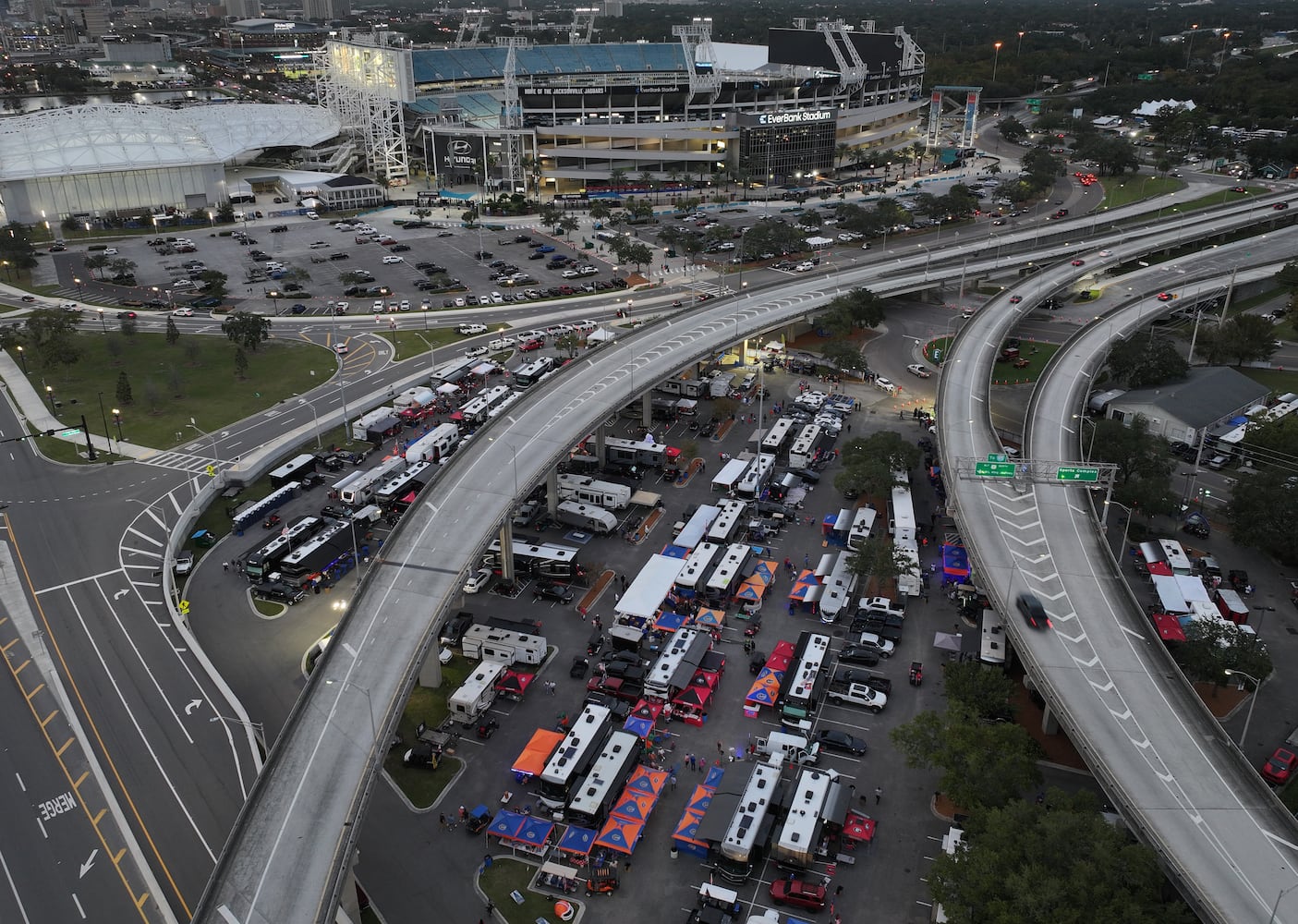 Georgia vs Florida tailgating