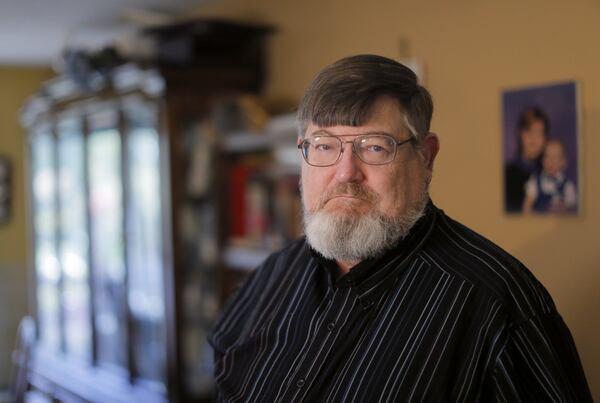 Dan Franklin, a Gwinnett native and lifelong resident of the county, inside his Lawrenceville home on November 17, 2017. BOB ANDRES /BANDRES@AJC.COM