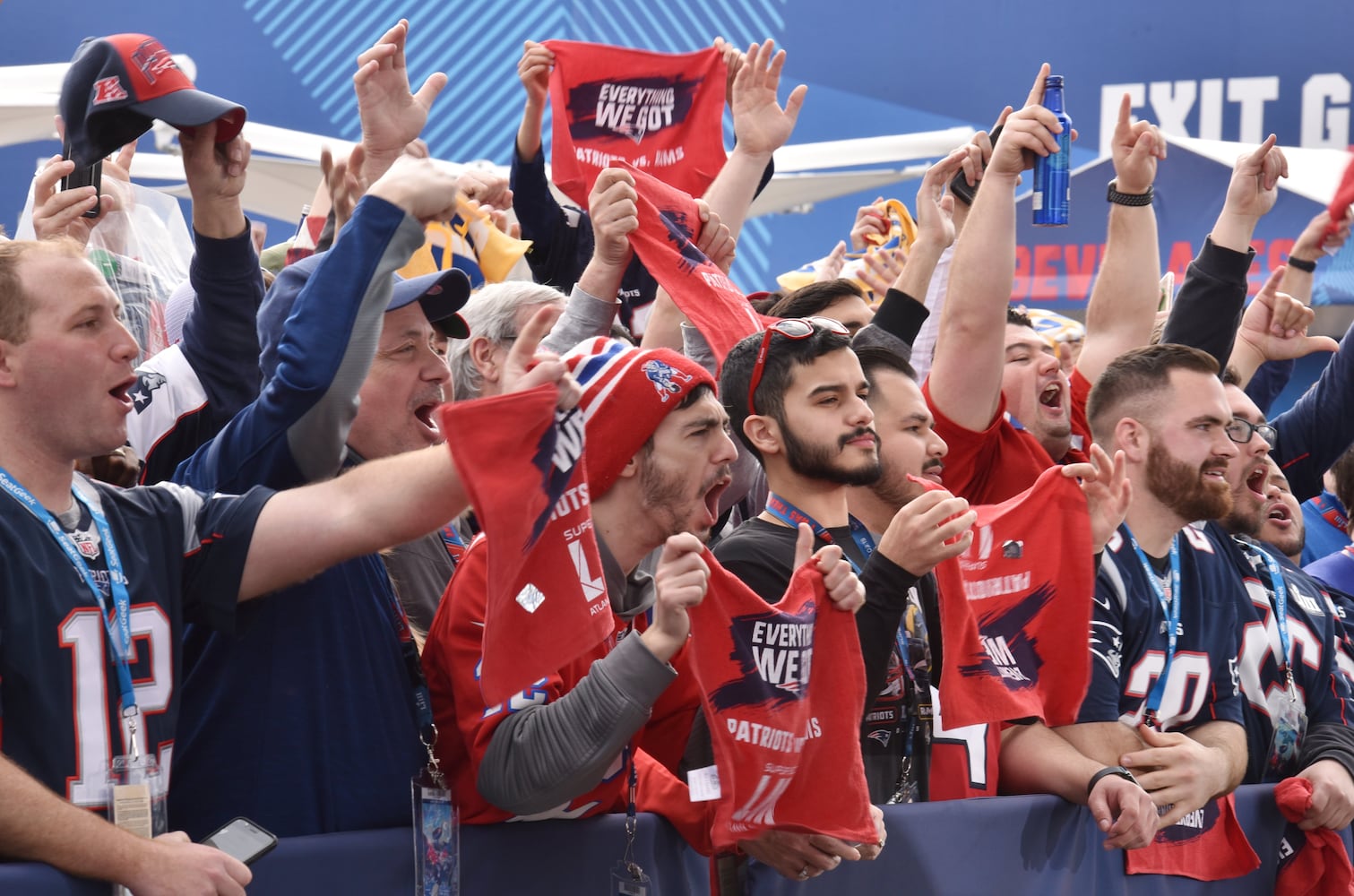 Photos: The scene during the Super Bowl in Atlanta