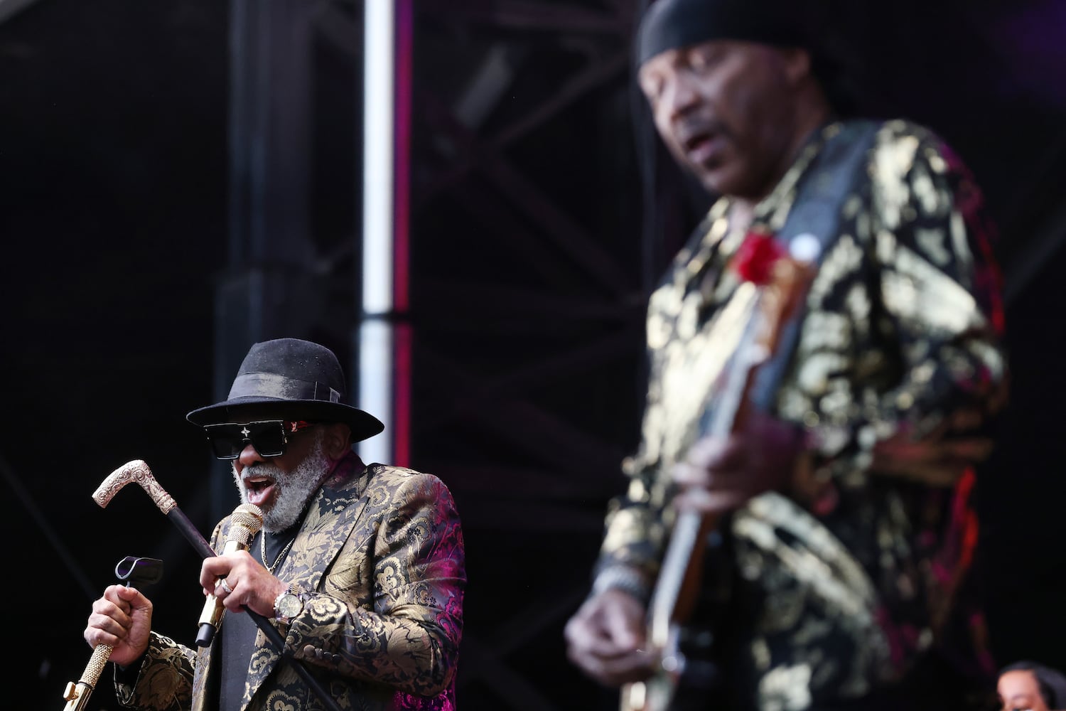 The Isley Brothers were one of the headliners at the main Stage on Sunday, October 10, 2021. Miguel Martinez for The Atlanta Journal-Constitution