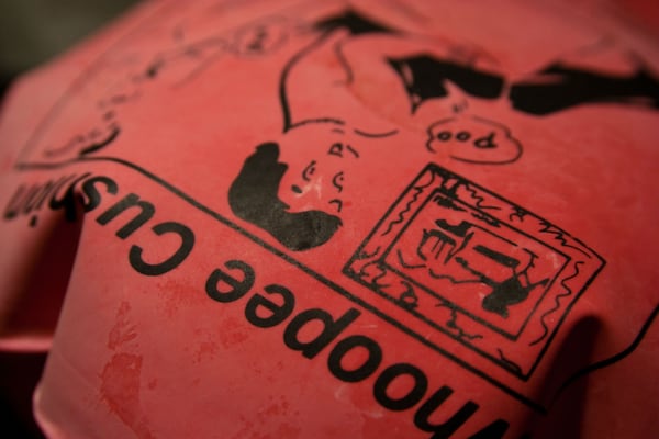 At a 2005 conference in Atlanta, the largest simultaneous whoopee cushion sit was accomplished by 5,983 people.