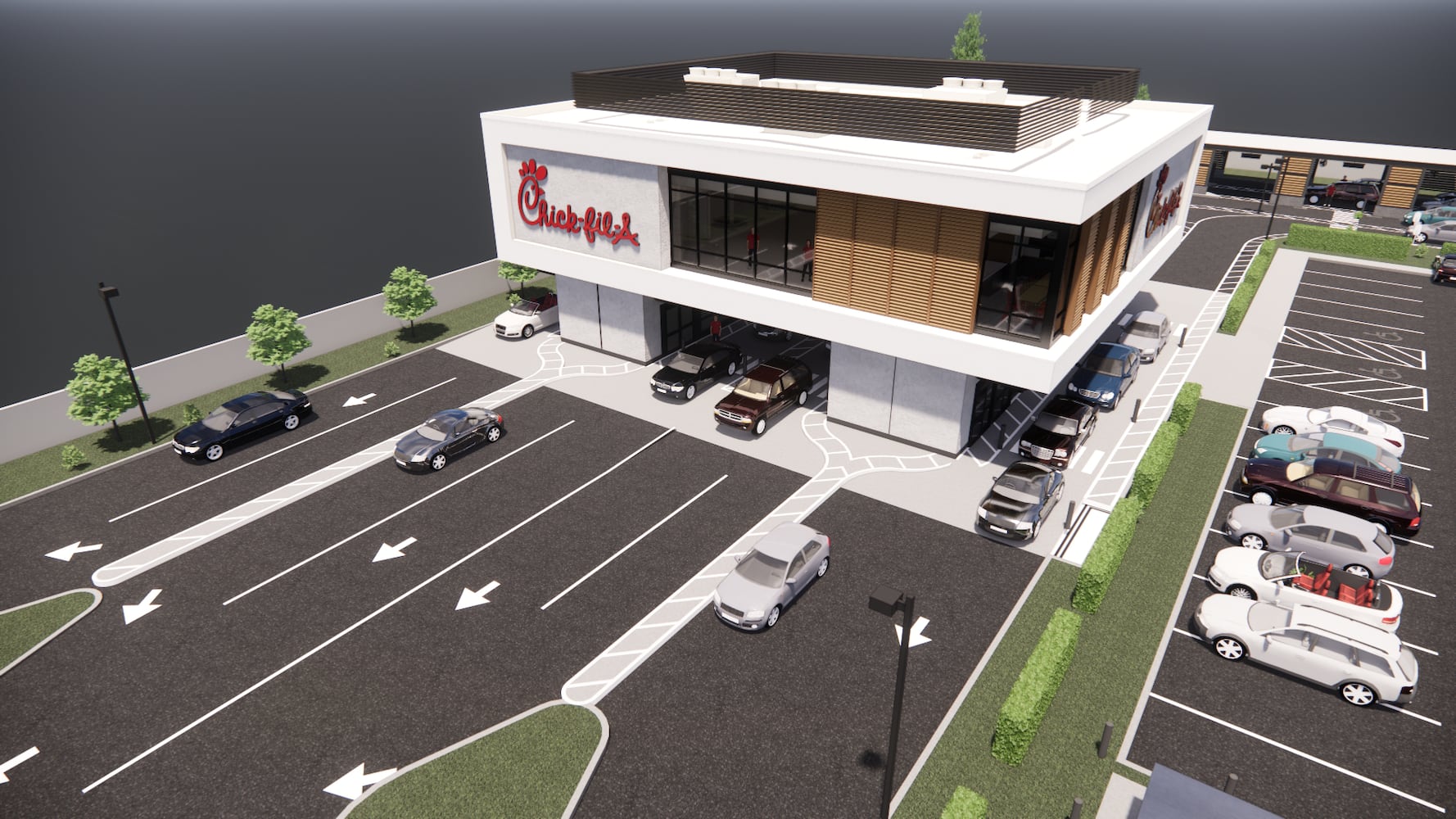 Chick-fil-A opens first-ever elevated drive-thru restaurant near Atlanta