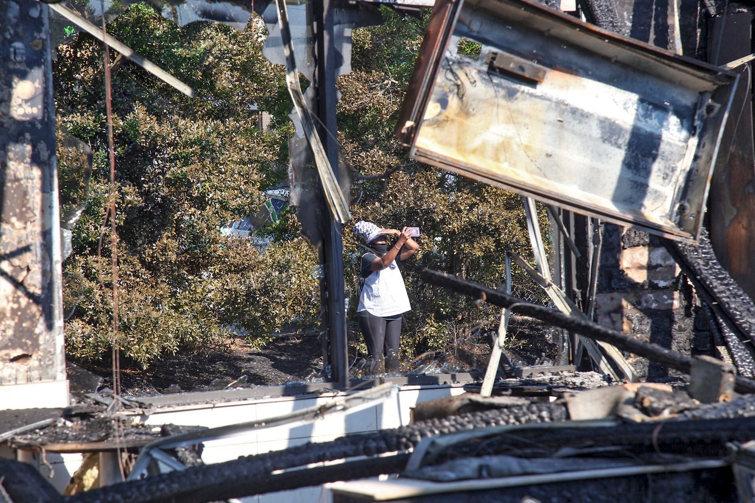 PHOTOS: Aftermath of Atlanta protest, fire at Wendy’s police shooting site