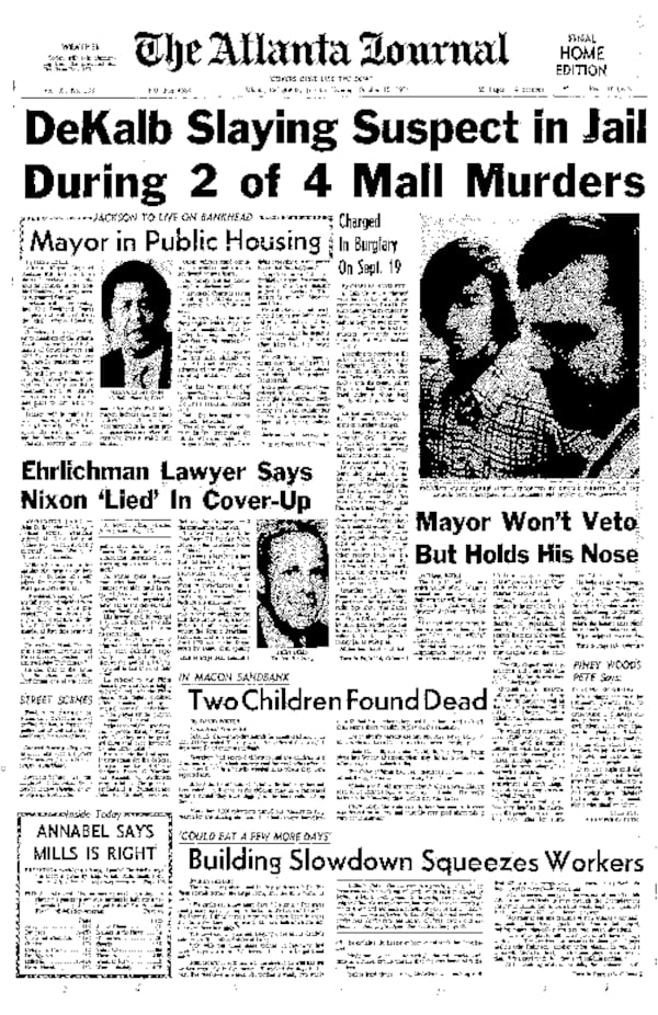 Maynard Jackson wanted to see conditions at Bankhead Courts for himself during his Oct. 1974 weekend stay at the troubled public housing complex. AJC PRINT ARCHIVES