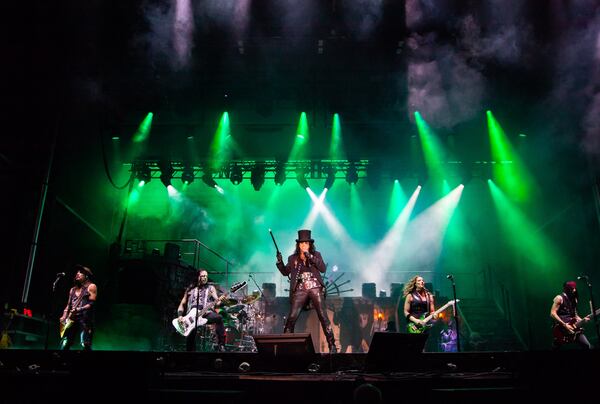 Alice Cooper performs on the second day of the Shaky Knees Music Festival in Atlanta on Saturday, October 23, 2021. (Photo: Ryan Fleisher for The Atlanta Journal-Constitution)