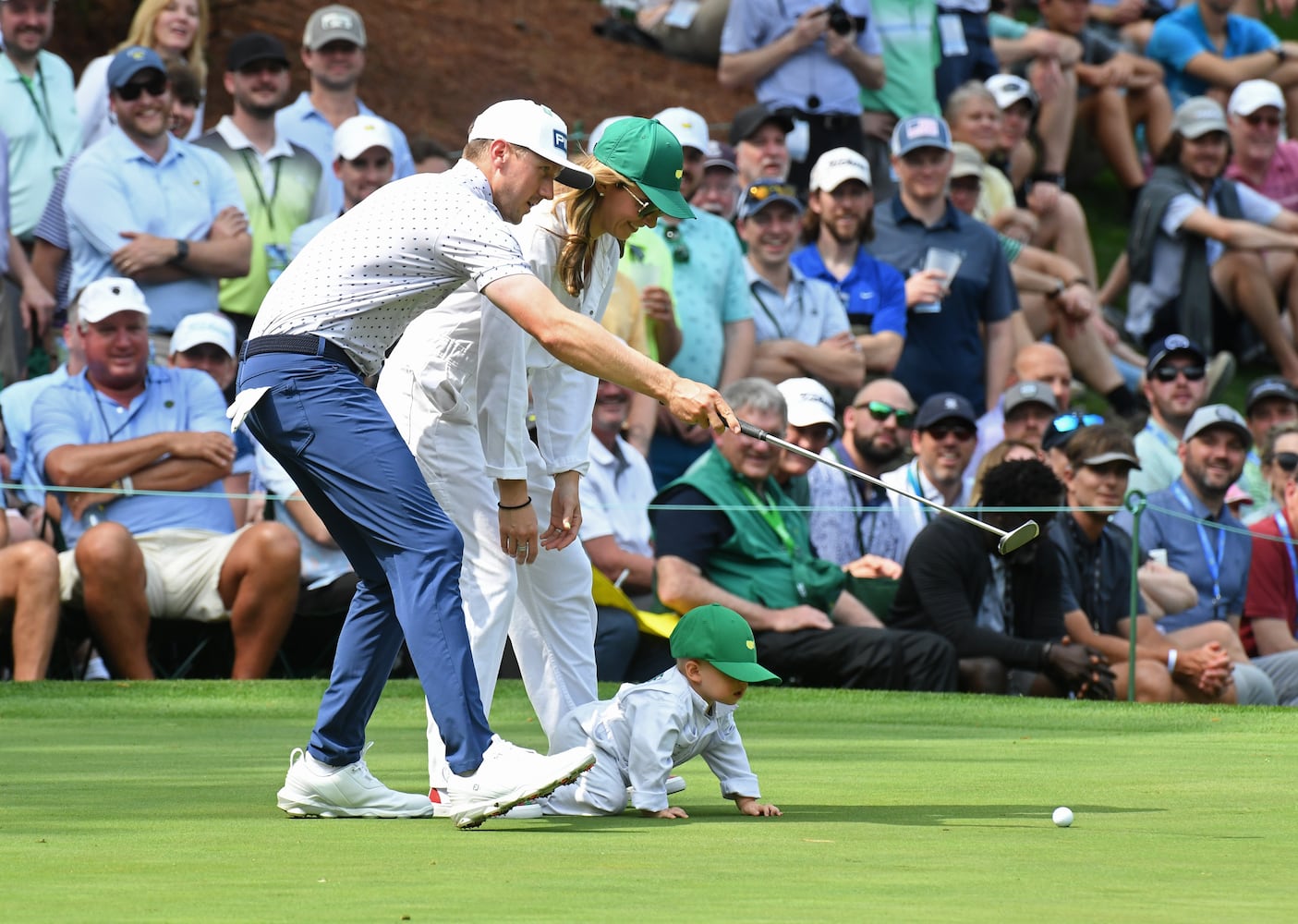 Practice round for the Masters