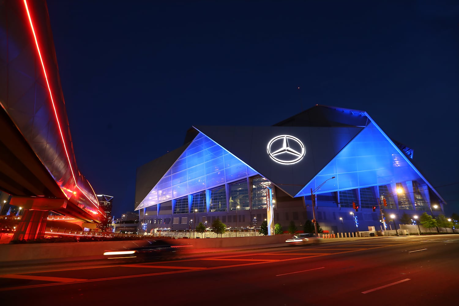 Photos: Atlanta ‘Lights It Blue’ for dedication of essential workers