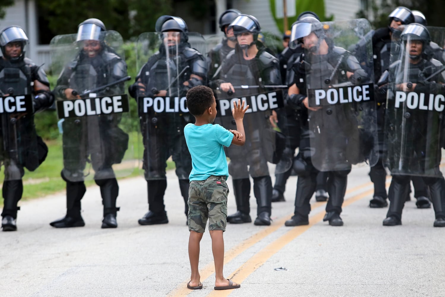 Stone mountain protest