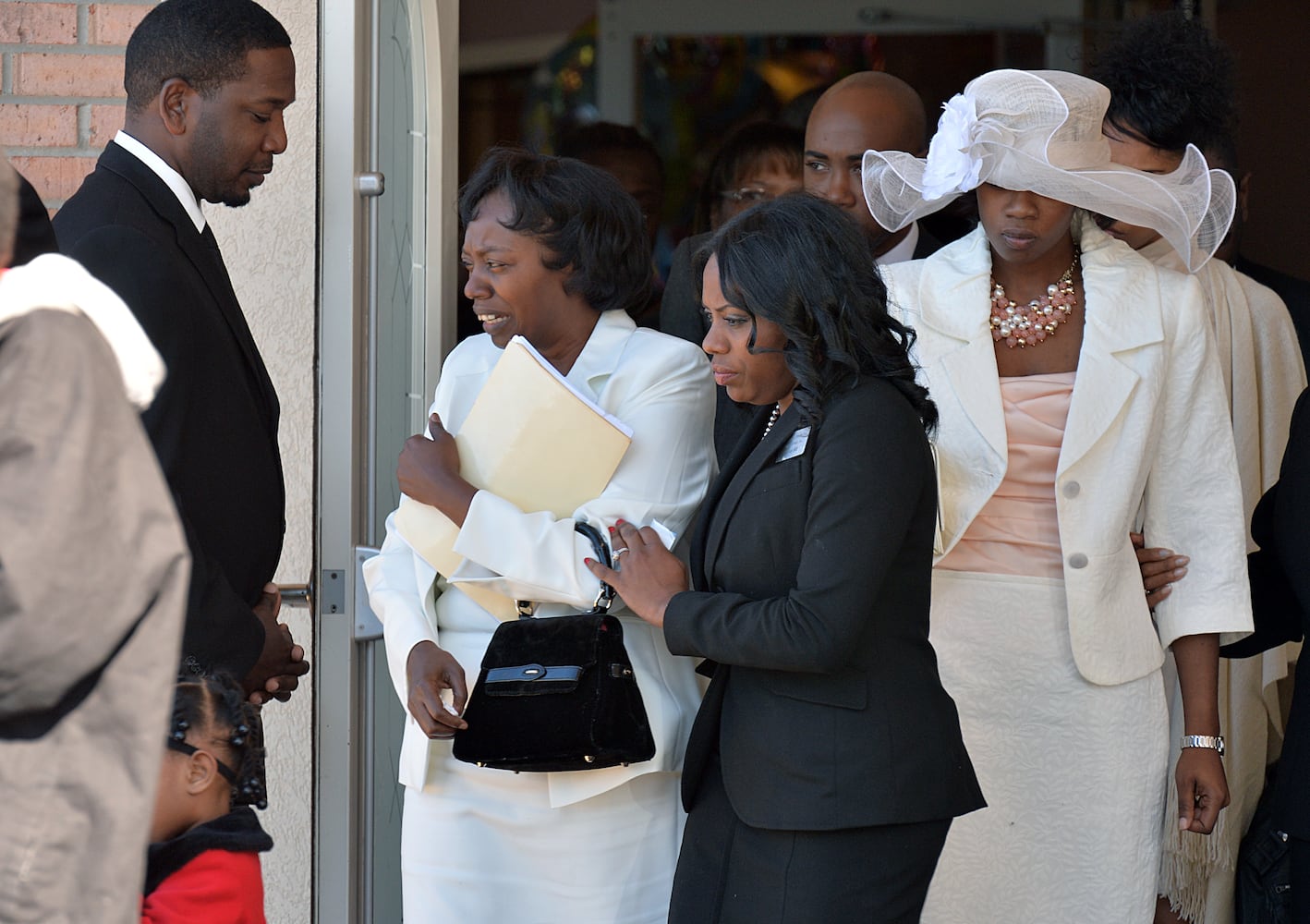 Family and friends attend Emani Moss' funeral