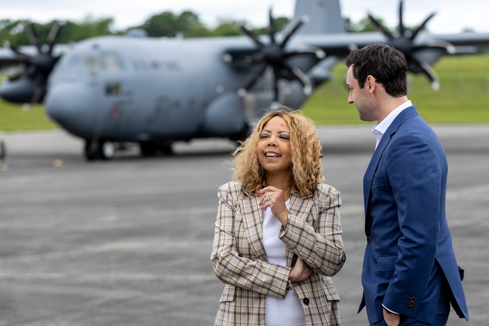  U.S. Sen. Jon Ossoff, D-Ga., and U.S. Rep. Lucy McBath, D-Marietta, will hold a joint news conference today at Jones Bridge Park in Peachtree Corners promoting the Chattahoochee River Act. (Steve Schaefer/steve.schaefer@ajc.com)