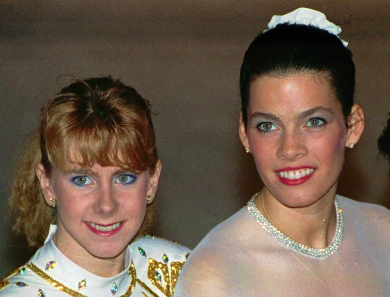 Nancy Kerrigan and Tonya Harding