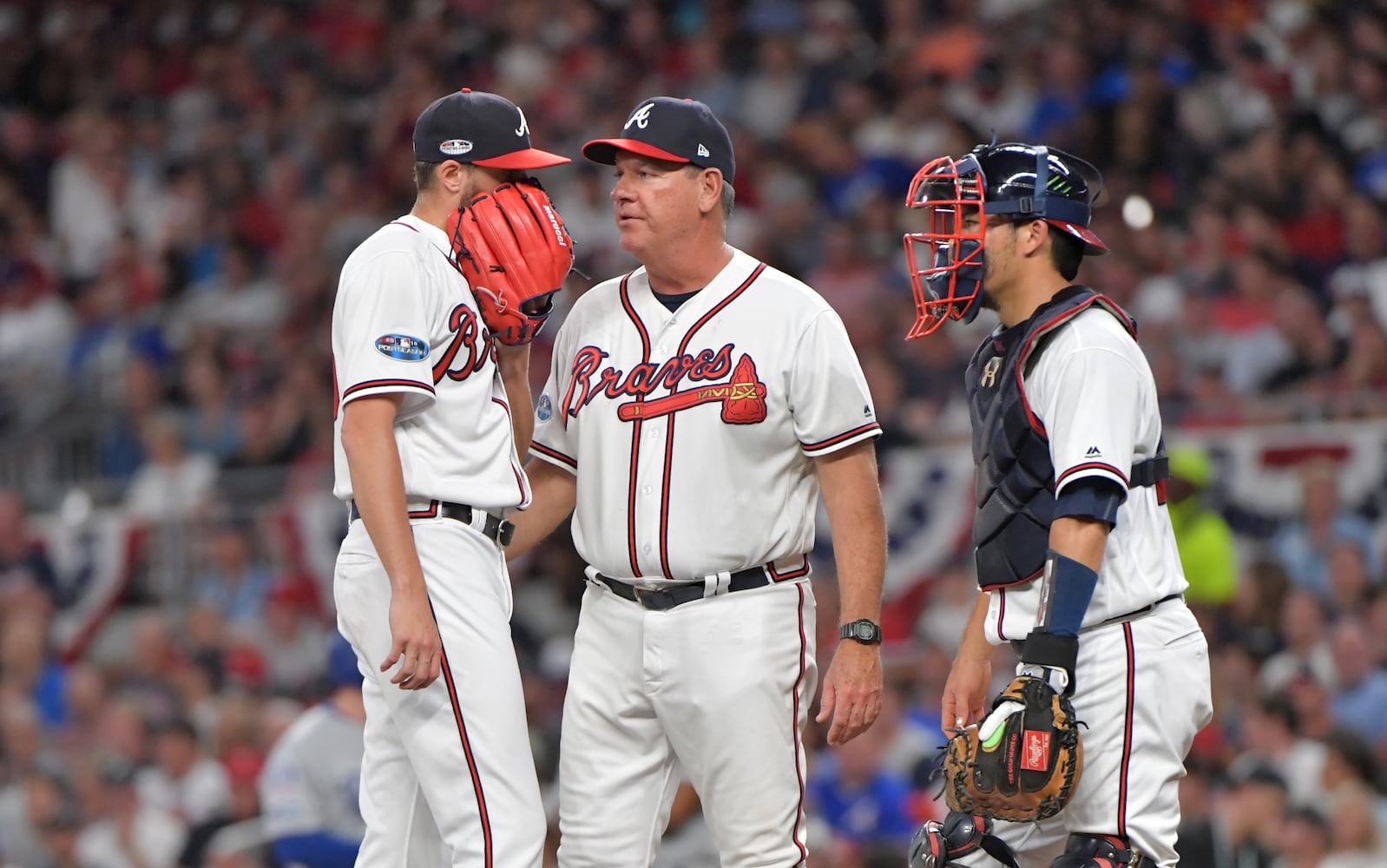 Photos: Acuna hits grand slam as Braves battle Dodgers in Game 3