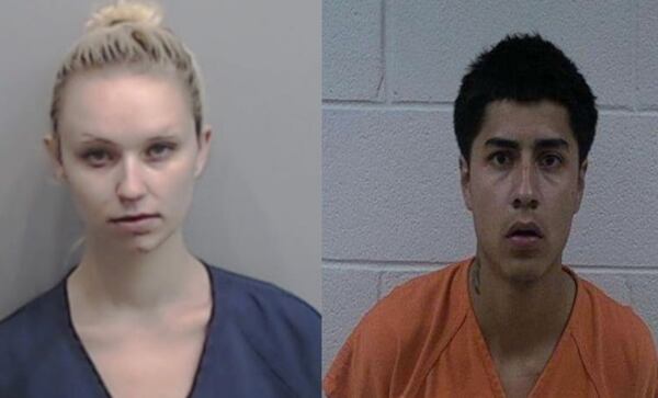 Hali Karlan and Deri Bonaventura-Flores (Fulton County jail)