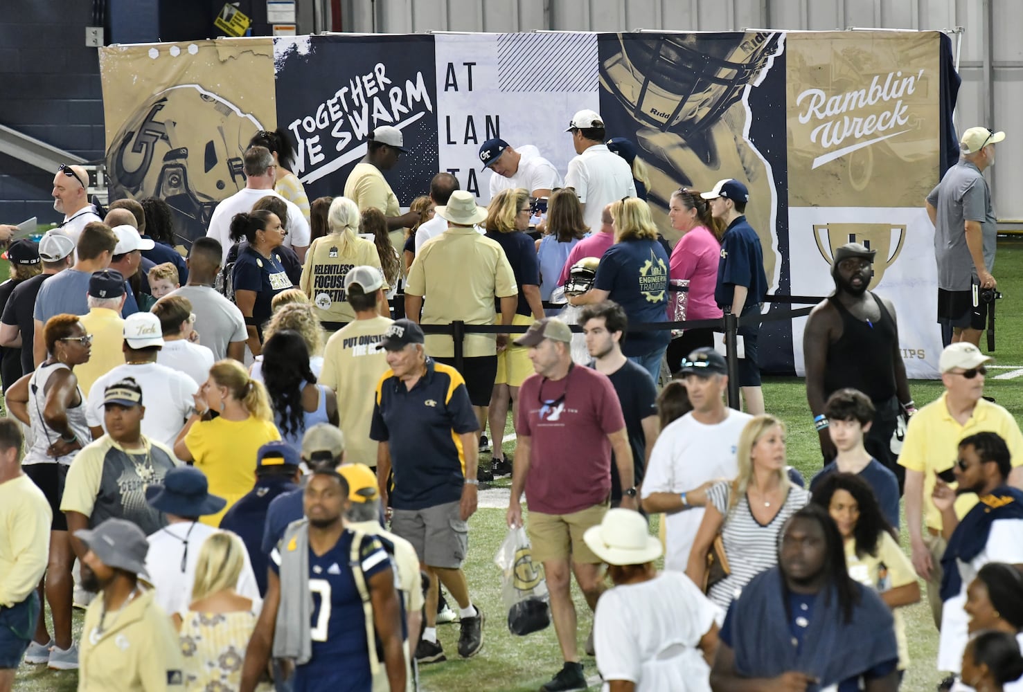 Georgia Tech fan day photo