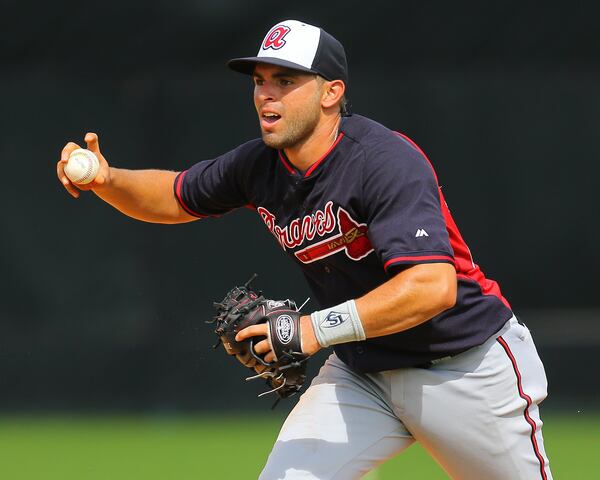 Jose Peraza has begun to play some center field at Triple-A Gwinnett, since the Braves already have a young second baseman in Jace Peterson. (Curtis Compton/AJC photo)