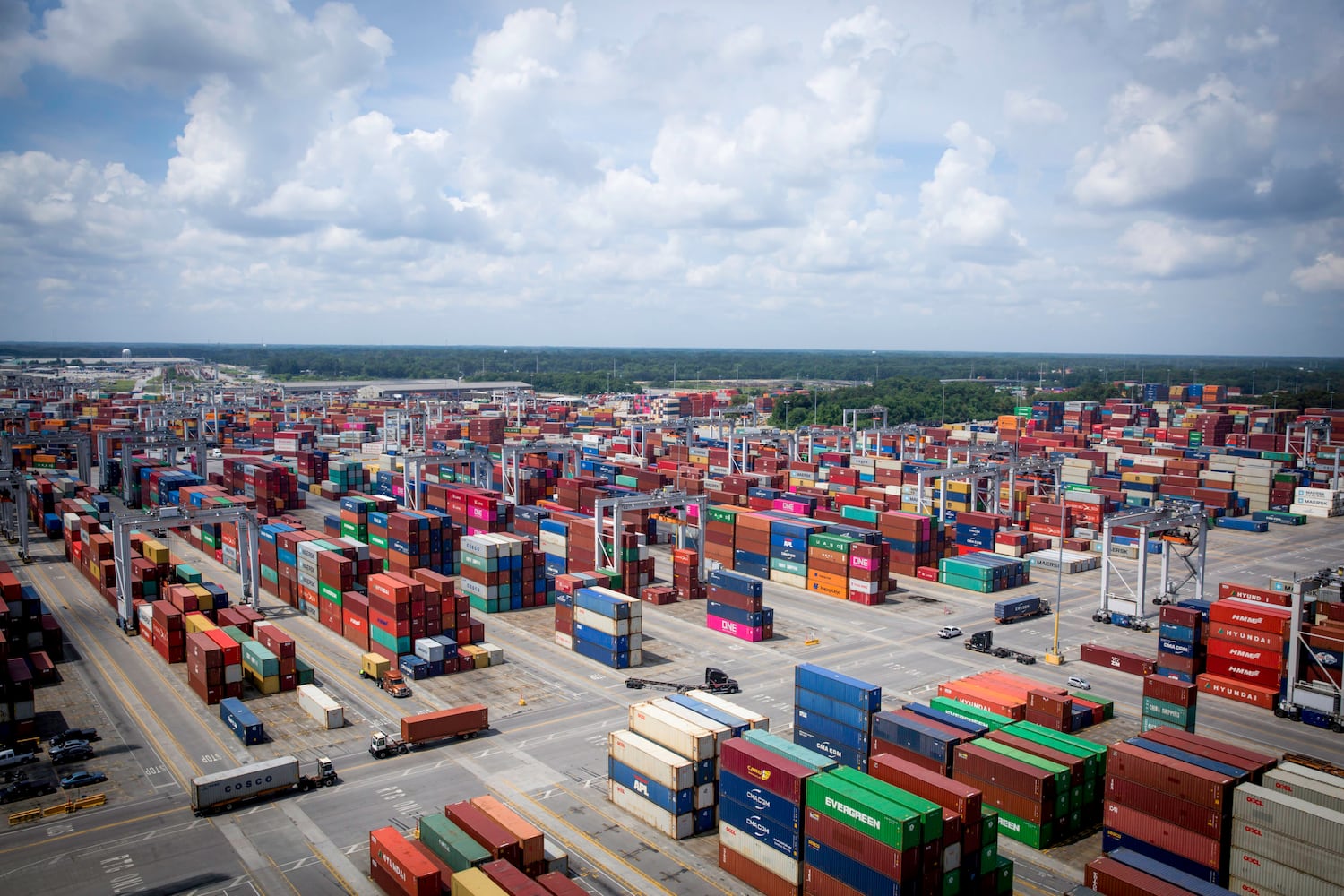 Georgia ports hit a record for trade in December