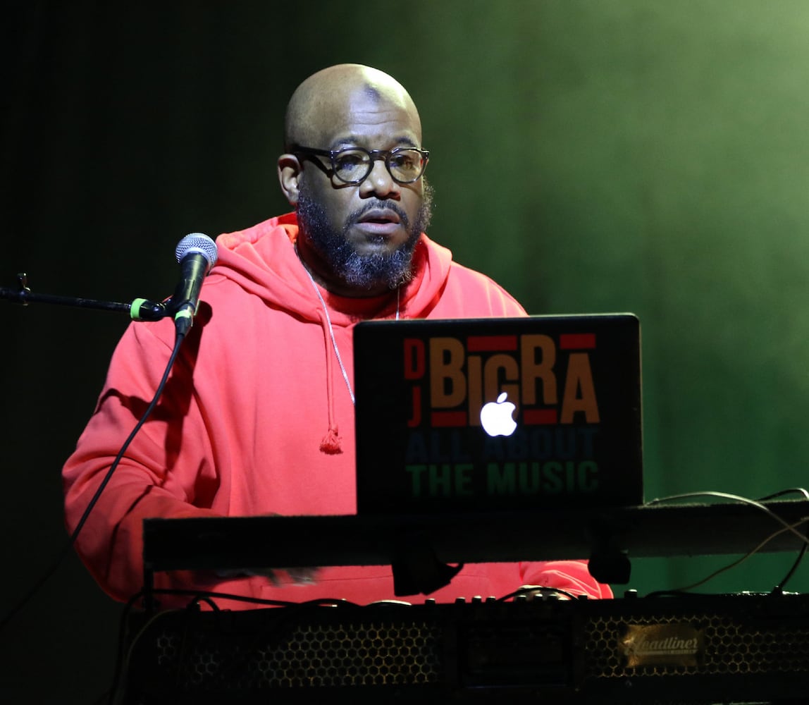 -- Houston DJ Big Ra opens the show for Brad "Scarface" Jordan at Variety Playhouse on Tuesday, March 12, 2024 on his Behind the Desk Experience Tour. 
Robb Cohen for the Atlanta Journal-Constitution