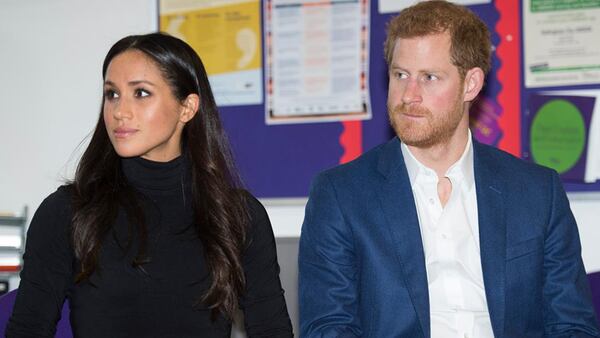 Prince Harry and his fiancee, American actress Meghan Markle, visit Nottingham Academy on December 1, 2017 in Nottingham, England.  Prince Harry and Meghan Markle announced their engagement on Monday 27th November 2017 and will marry at St George's Chapel, Windsor in May 2018. 