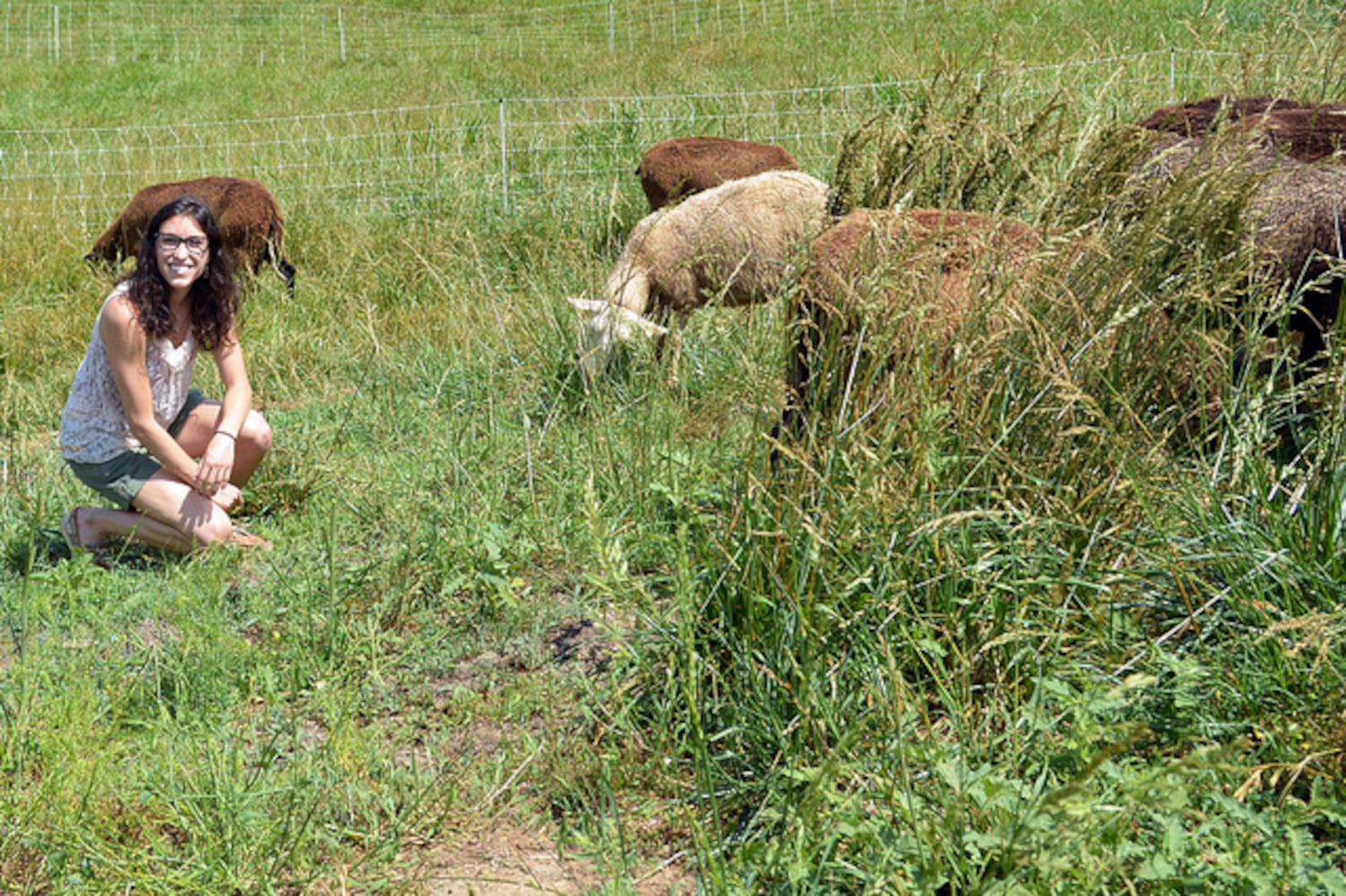 Taking a tour of Many Fold Farm