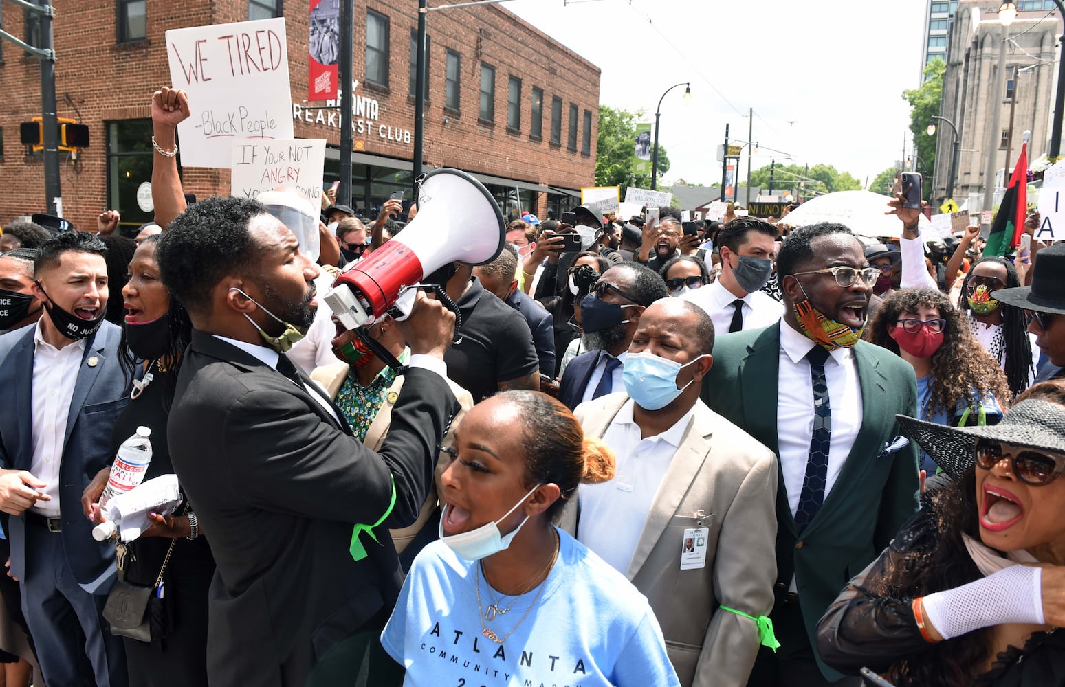 PHOTOS: Protesters gather across metro Atlanta