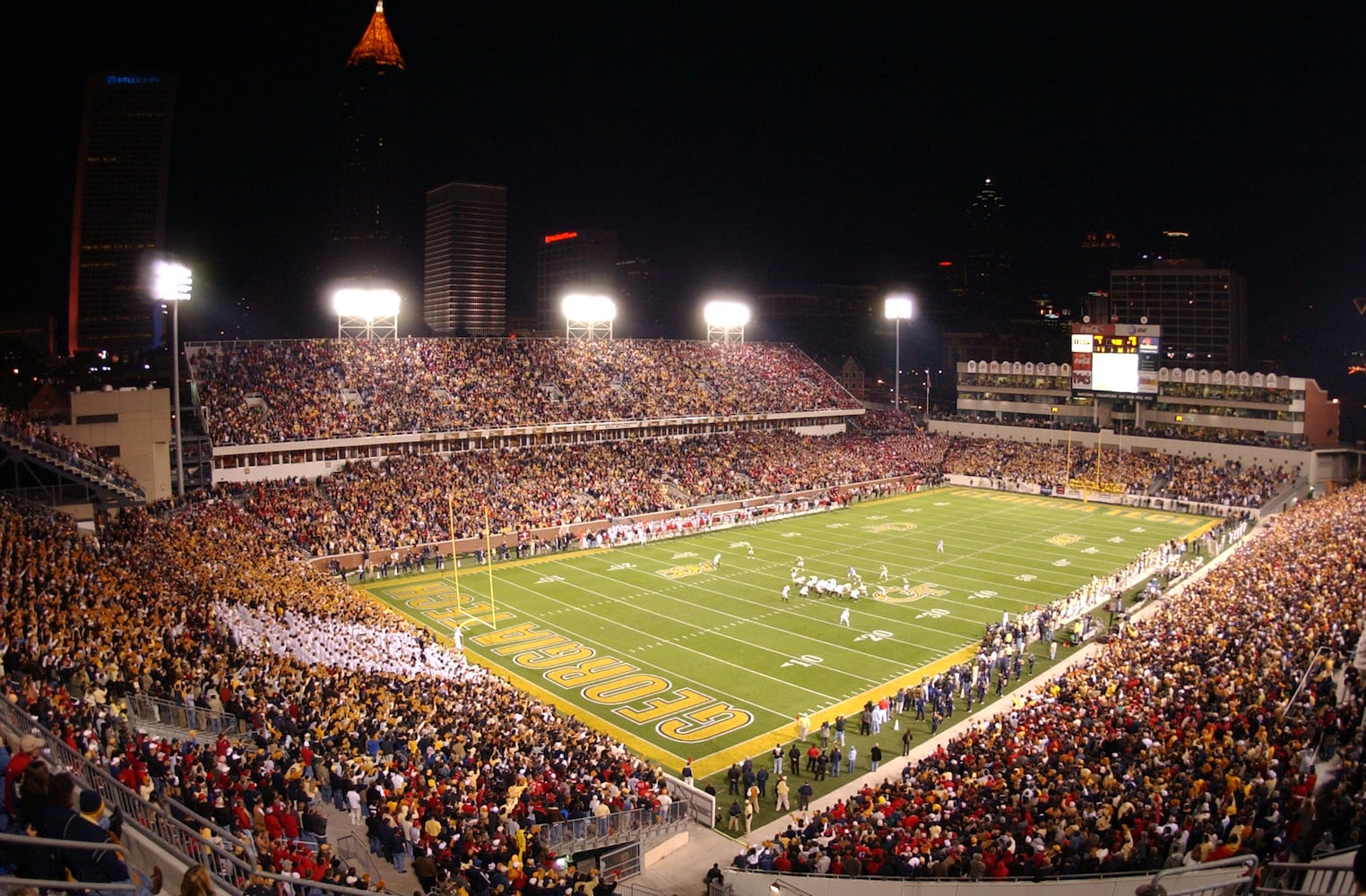 A larger Bobby Dodd Stadium