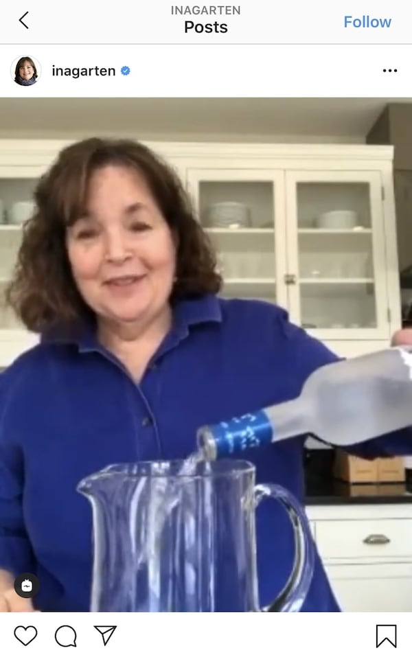 Food Network star Ina Garten is sharing comforting creations with her followers.