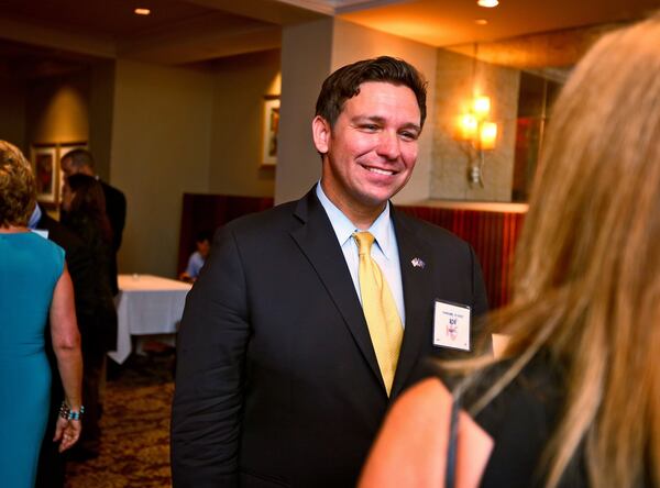 U.S. Rep. Ron DeSantis speaks in August 2015 in Boca Raton. (Richard Graulich / The Palm Beach Post)