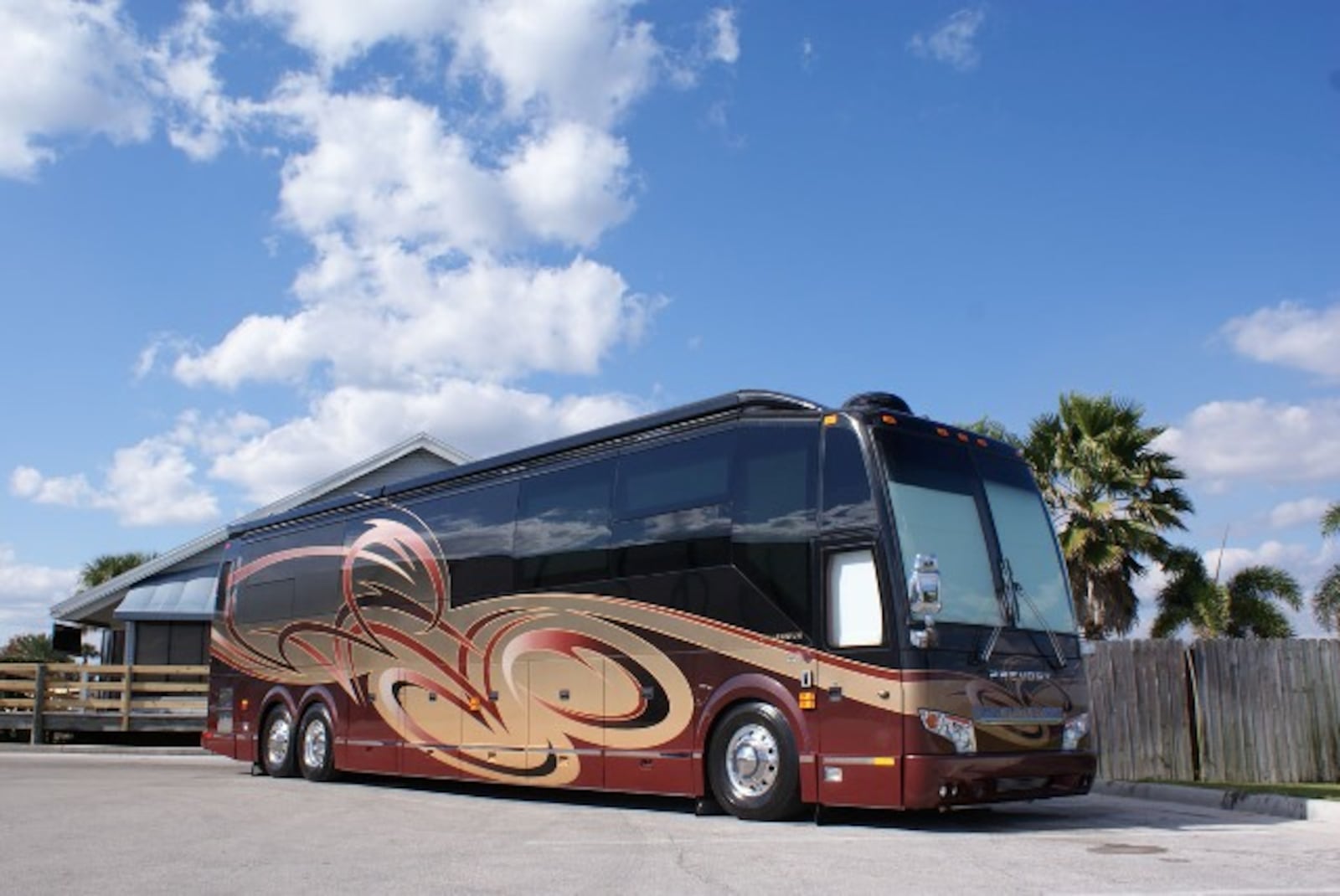 A sample Prevost RV, though not the one that Boortz owns.