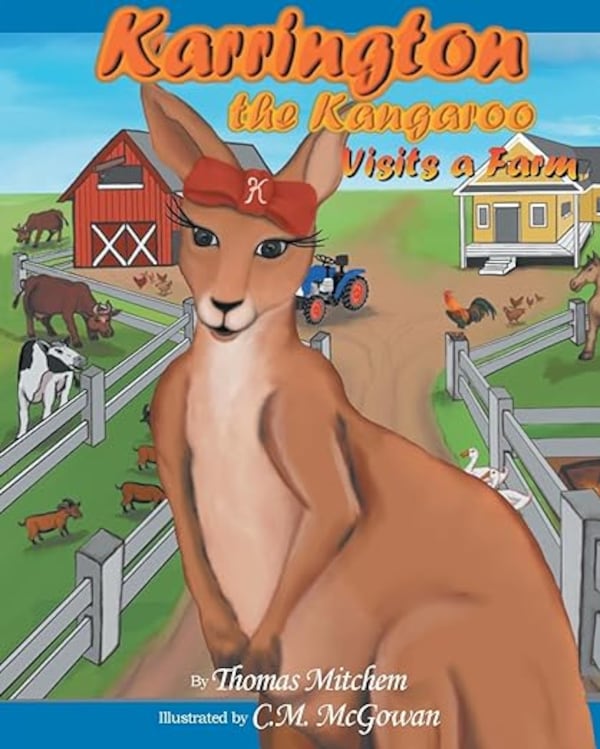 Cover of Thomas Mitchem's "Karrington the Kangaroo Visits a Farm"