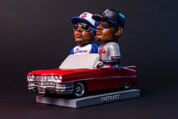 The Braves will hold another Outkast bobblehead giveaway today.